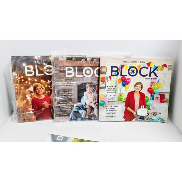 MISSOURI STAR QUILT CO BLOCK QUILTING 14CT IDEA BOOK LOT 2014-2023 - Picture 8 of 9